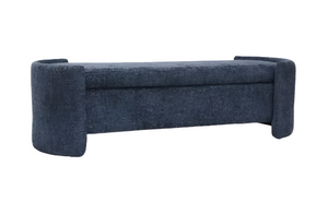 Ballina Storage Bench | Ottoman - Deep Blue