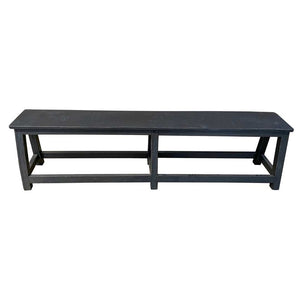 Harvest Wooden Bench - Black