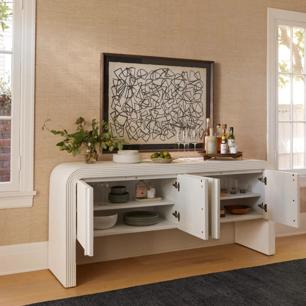 Blanco 4 Door Sideboard - 1800