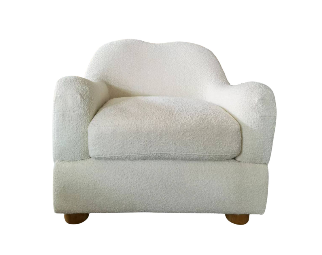 Club Occasional Boucle Chair