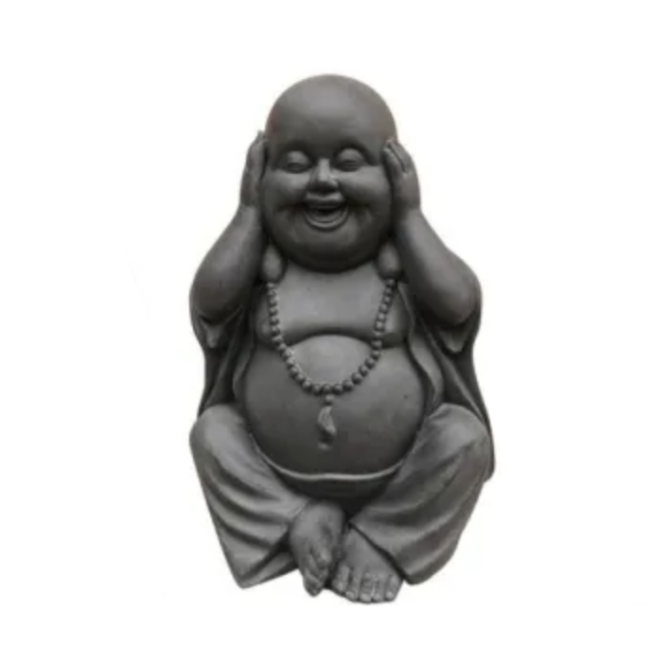 See No Evil Buddha Statue - Outdoor/Indoor