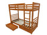 Harriet Bunk Bed with two Single Mattress - Natural