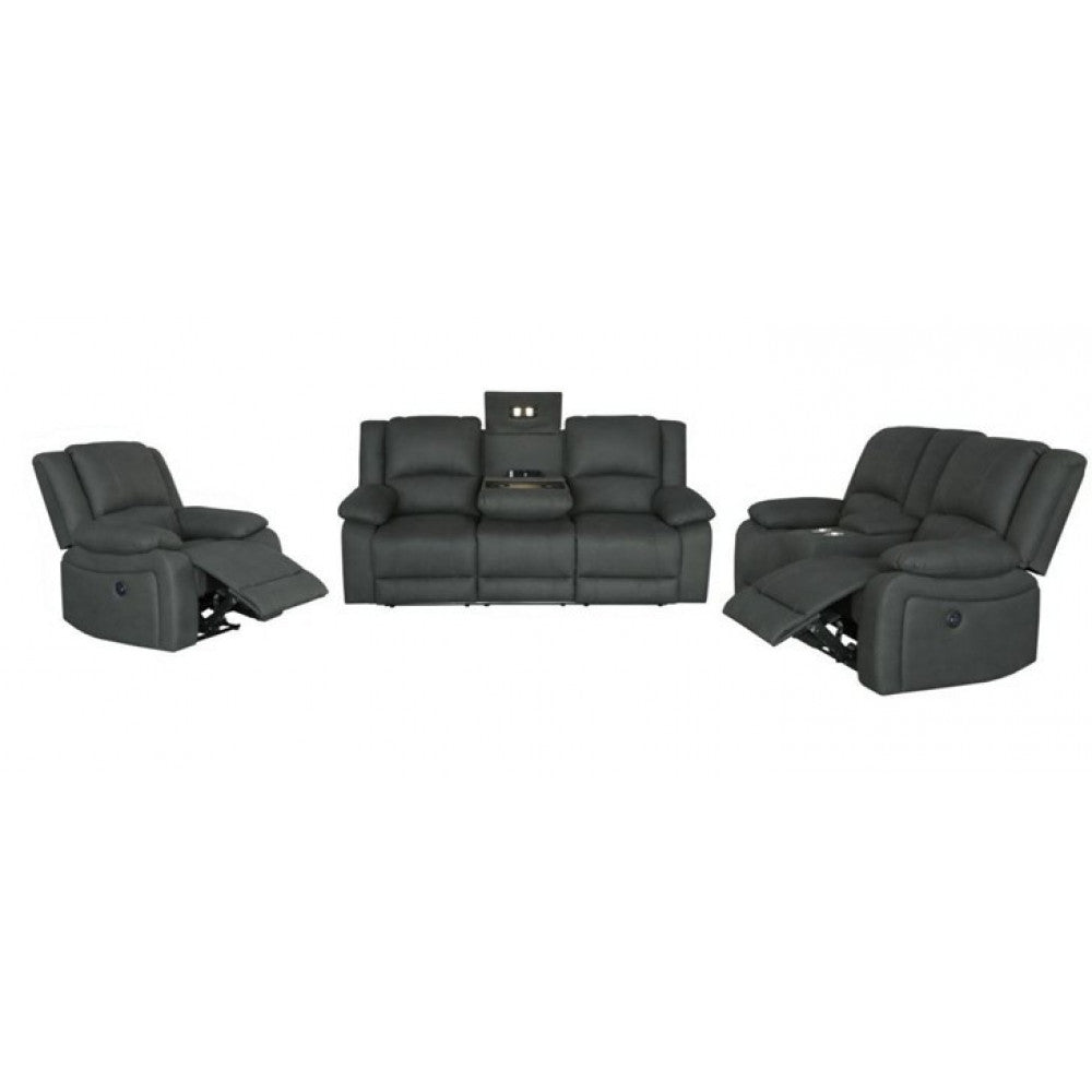 Captain Electric Recliner Lounge Suite - 3ERR + 2ER + ER