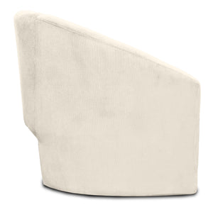 Shackelton Corduroy Occasional Chair - Cream