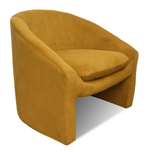 Shackelton Corduroy Occasional Chair - Mustard