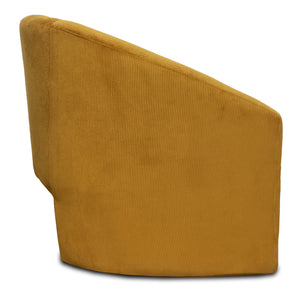 Shackelton Corduroy Occasional Chair - Mustard