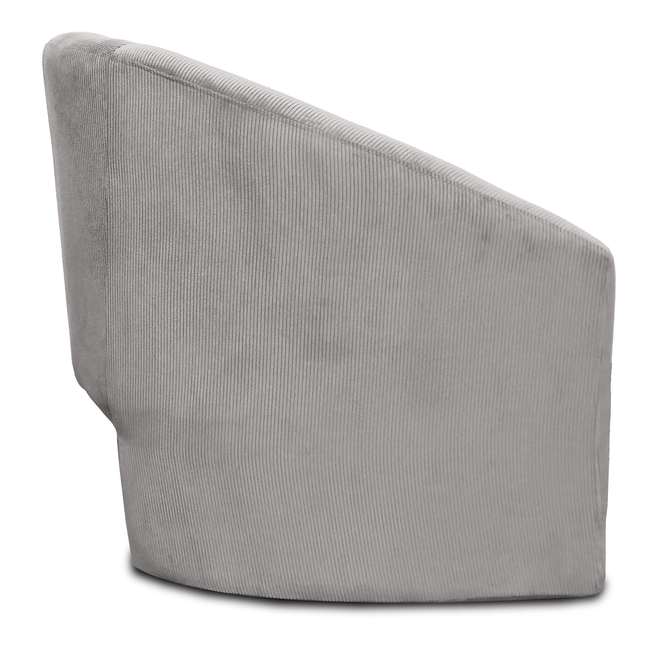 Shackelton Corduroy Occasional Chair - Grey