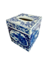 Blue & White Tissue Box