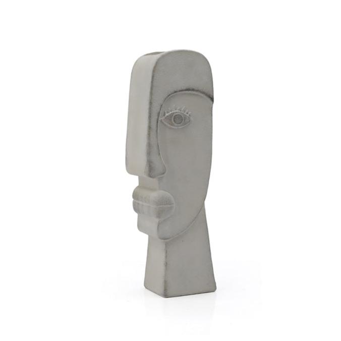 Resin Island Face Vase 38cm