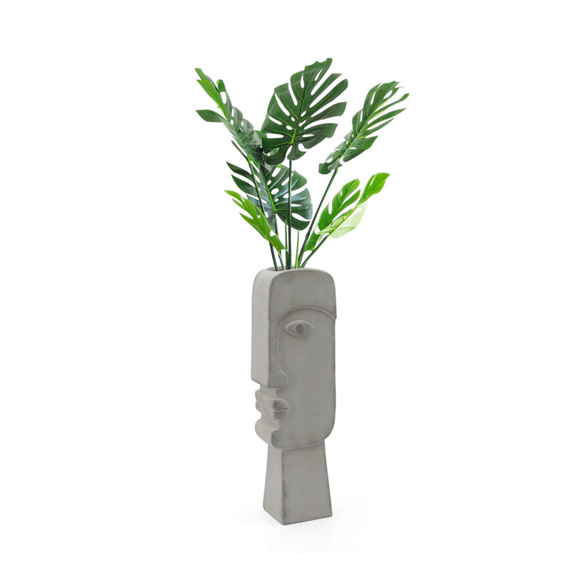 Resin Island Face Vase 46cm