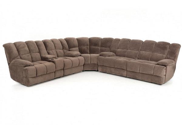 Columbia Corner Recliner Lounge Suite - 7 Seater