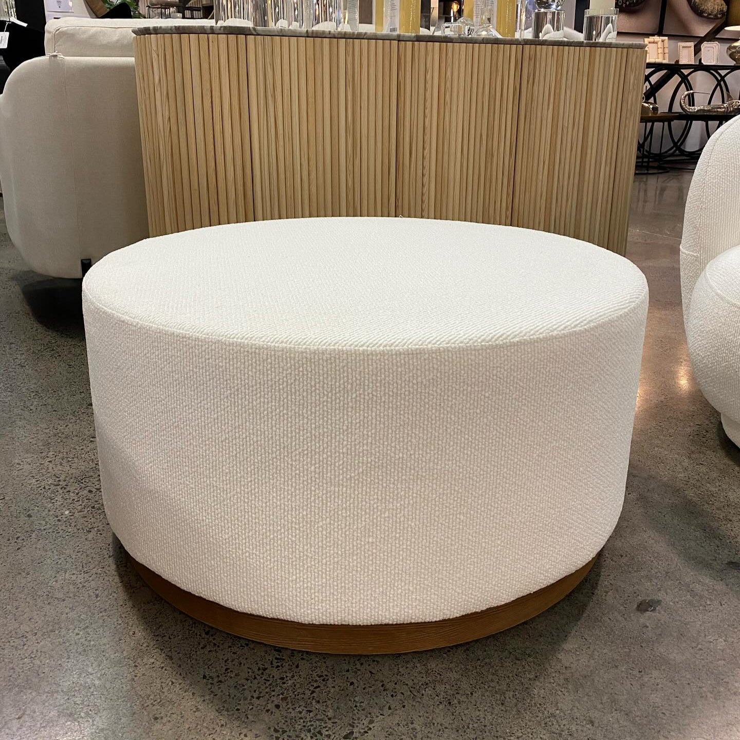 Capri Ottoman/Coffee Table  - Ivory