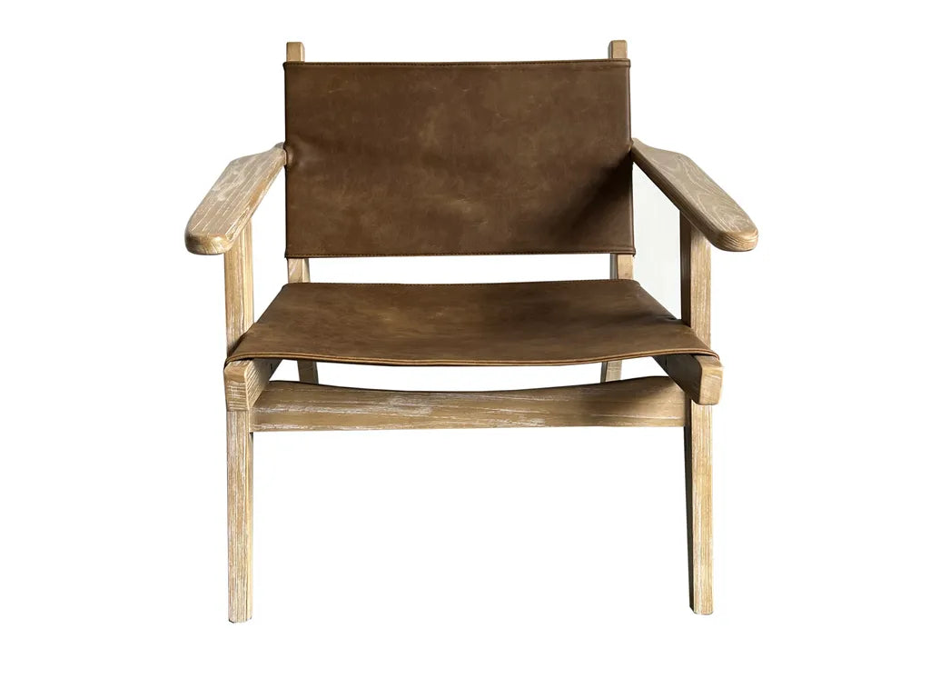 River Leather Sling Chair