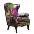 Dorset Patchwork Armchair with Ottoman