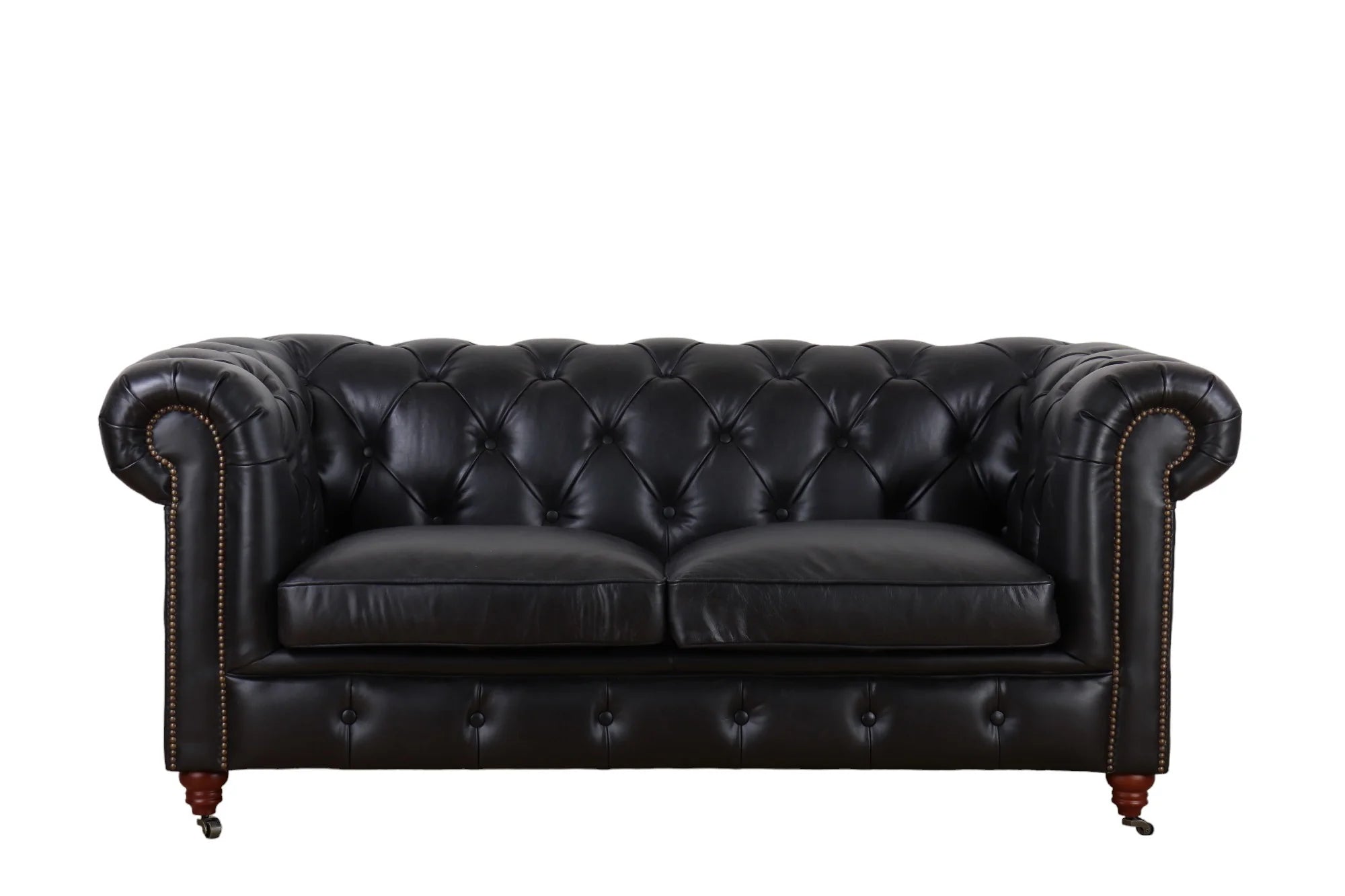 Chesterfield 2 Seater Sofa - Vintage Black