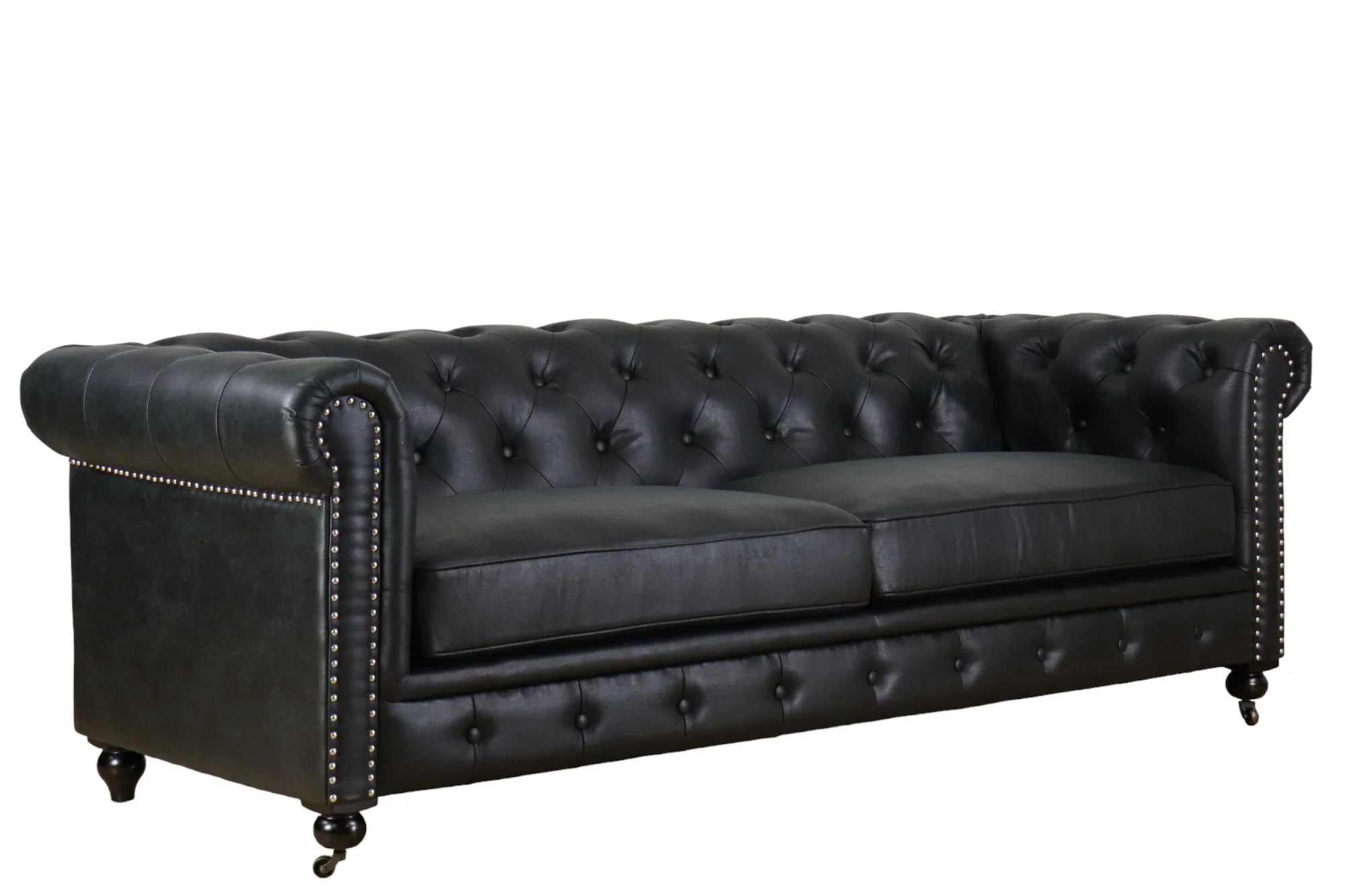 Chesterfield 3 Seater Sofa - Charcoal