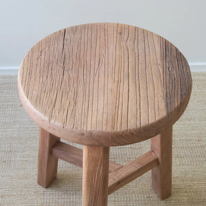 Coastline Aged Elm Stool