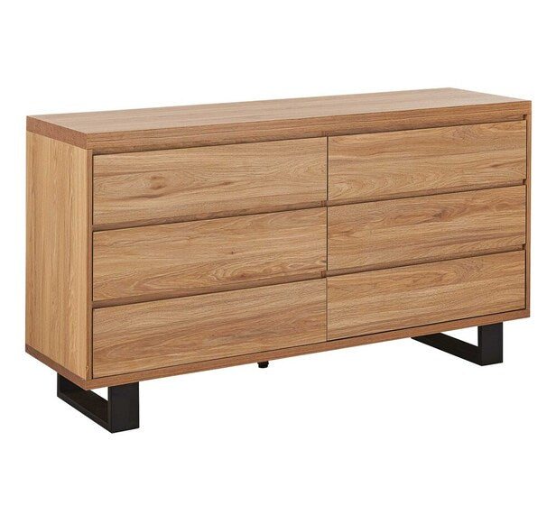 Bright 6 Drawer Dresser | Lowboy