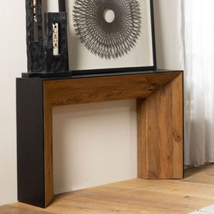 Danika Pine Tapered Console Table