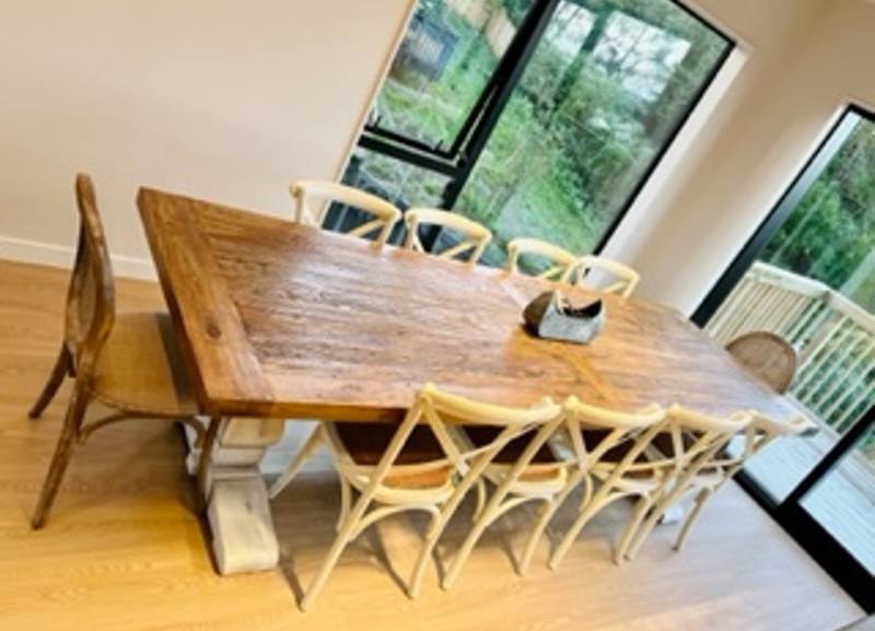 Dining Table Reclaimed Boat Wood