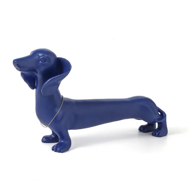 Dachshund Sculpture - Blue