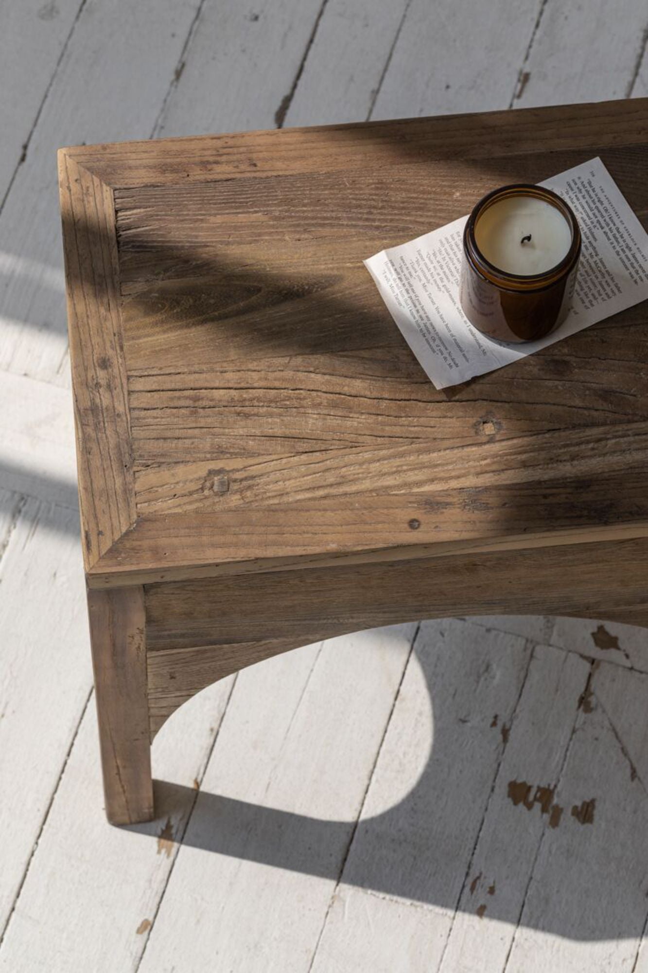 Carlos Side Table - Recycled Elm