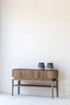 Console Table - Old Elm with Bluestone Top