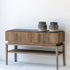 Console Table - Old Elm with Bluestone Top