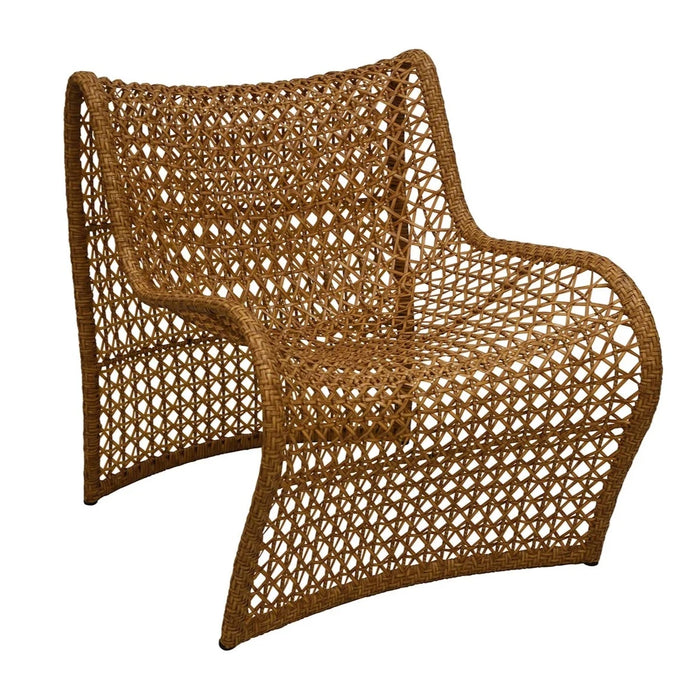 Wave Outdoor Chair - Dark Natural