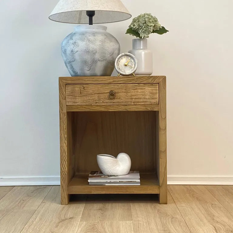 Heritage Elm Bedside Table