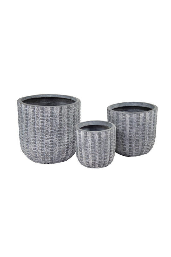 Arkansas Clayfibre Pot Washed Grey-Set of 3 – Online8