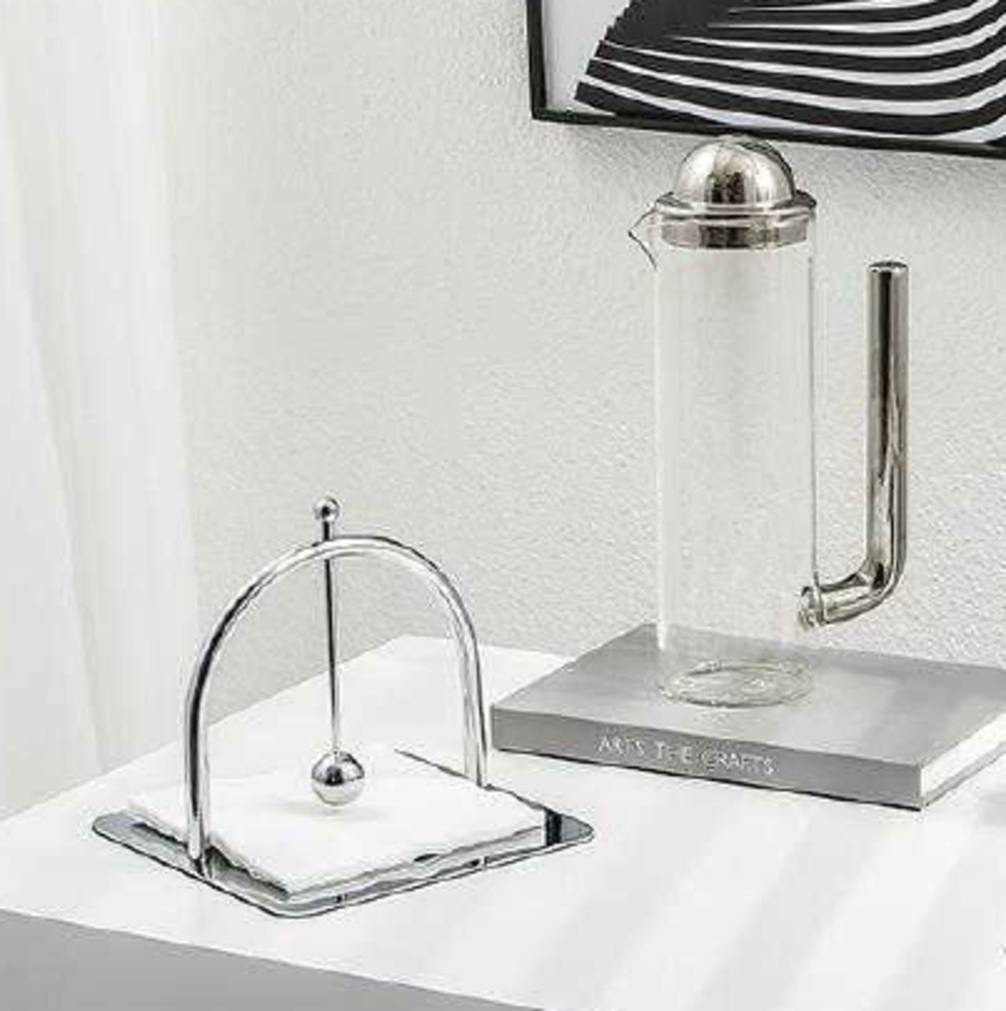 Napkin Holder Silver