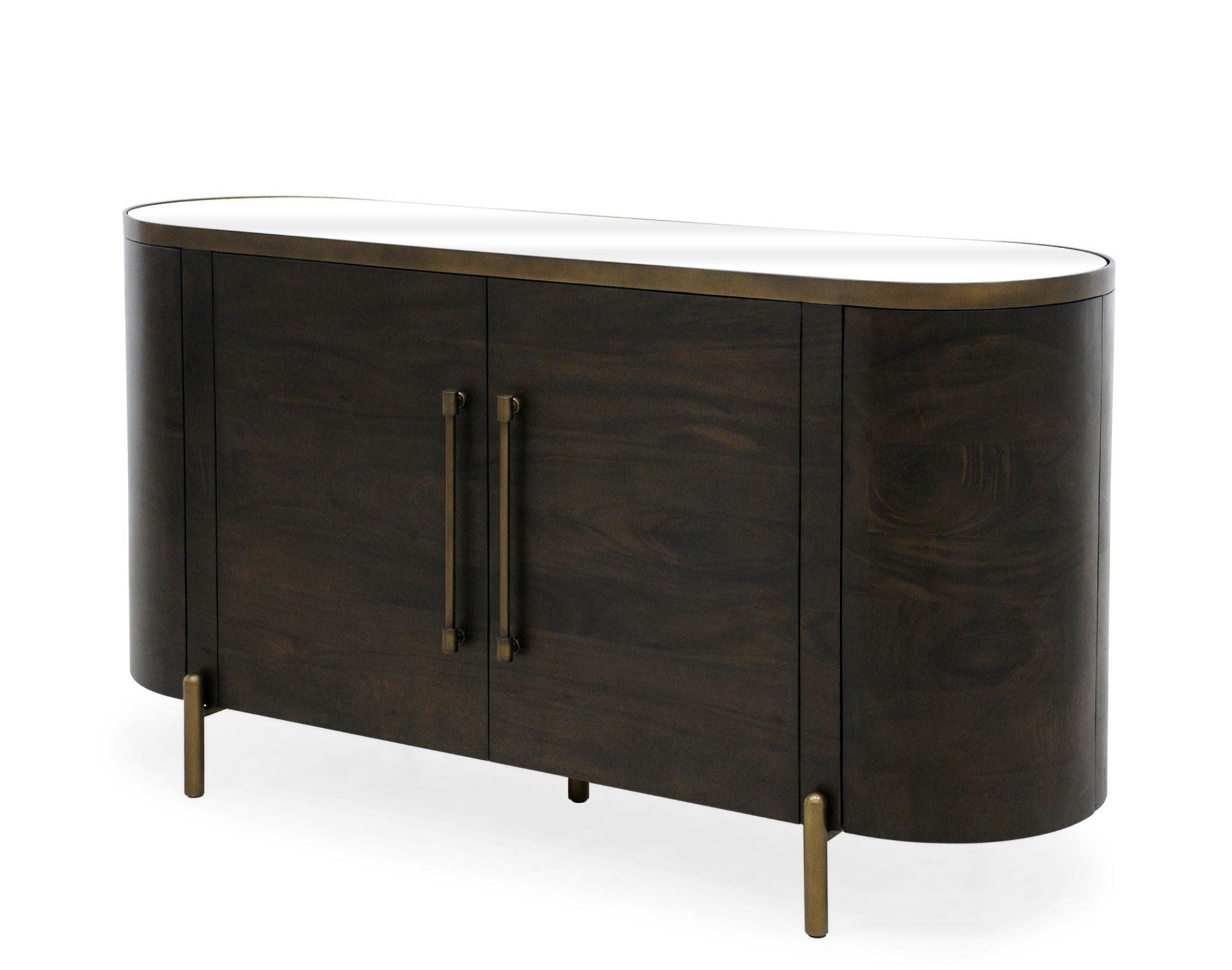 Malibu Curved Sideboard 4 Door