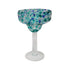 Glass Multi Colour Champagne Glass - Set of 2