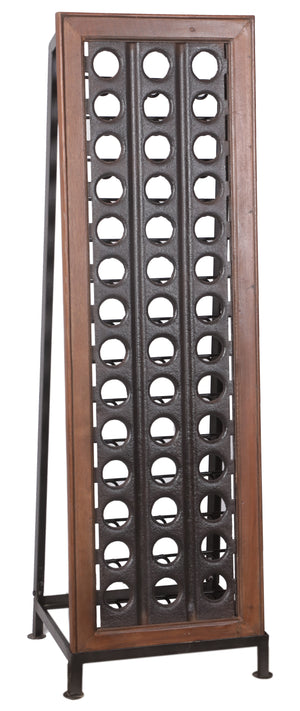 Solid Teak Wine Bottle Rack