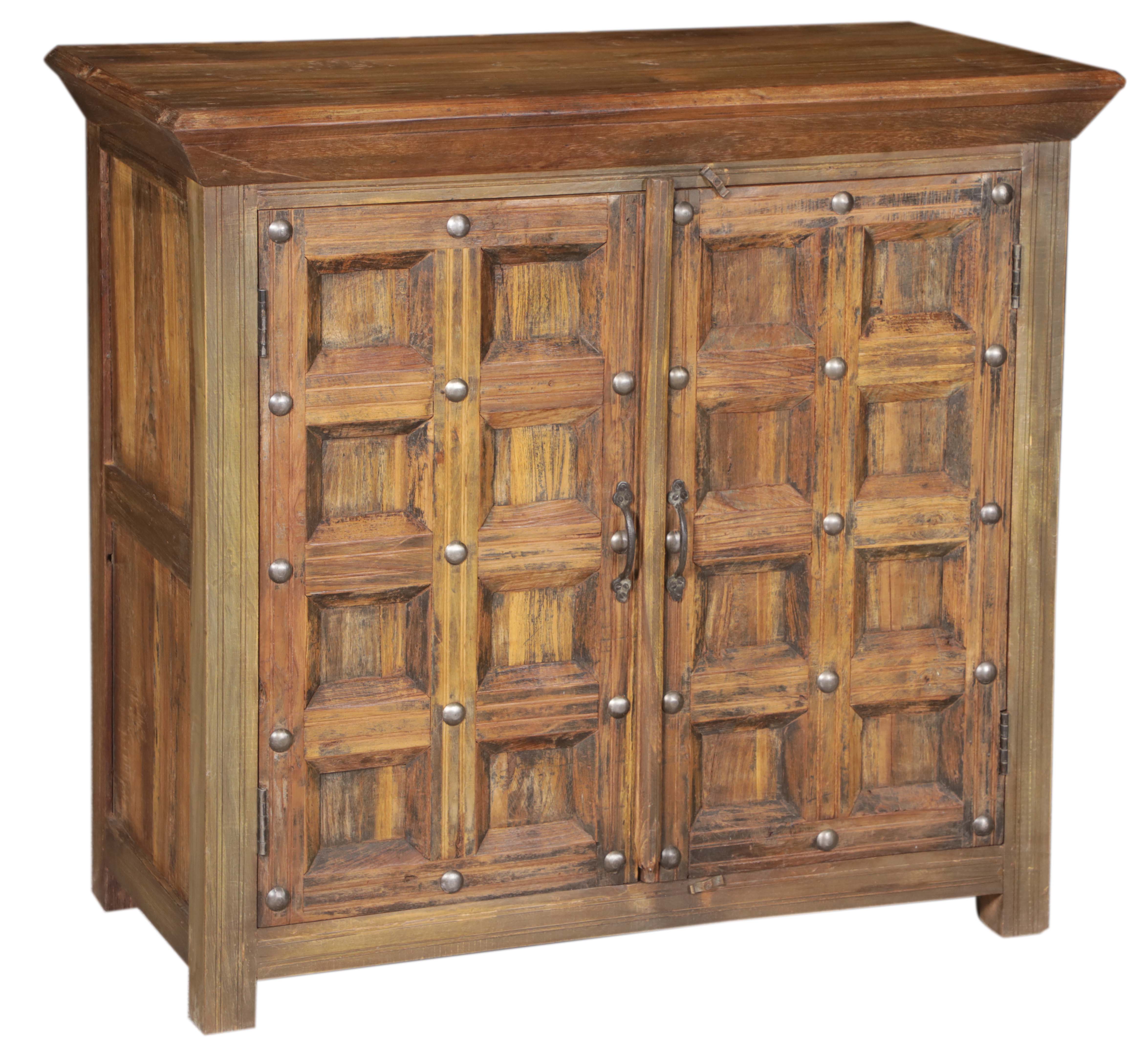 Solid Teak Antique Sideboard