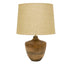 Hanne Wooden Table Lamp with Jute Shade