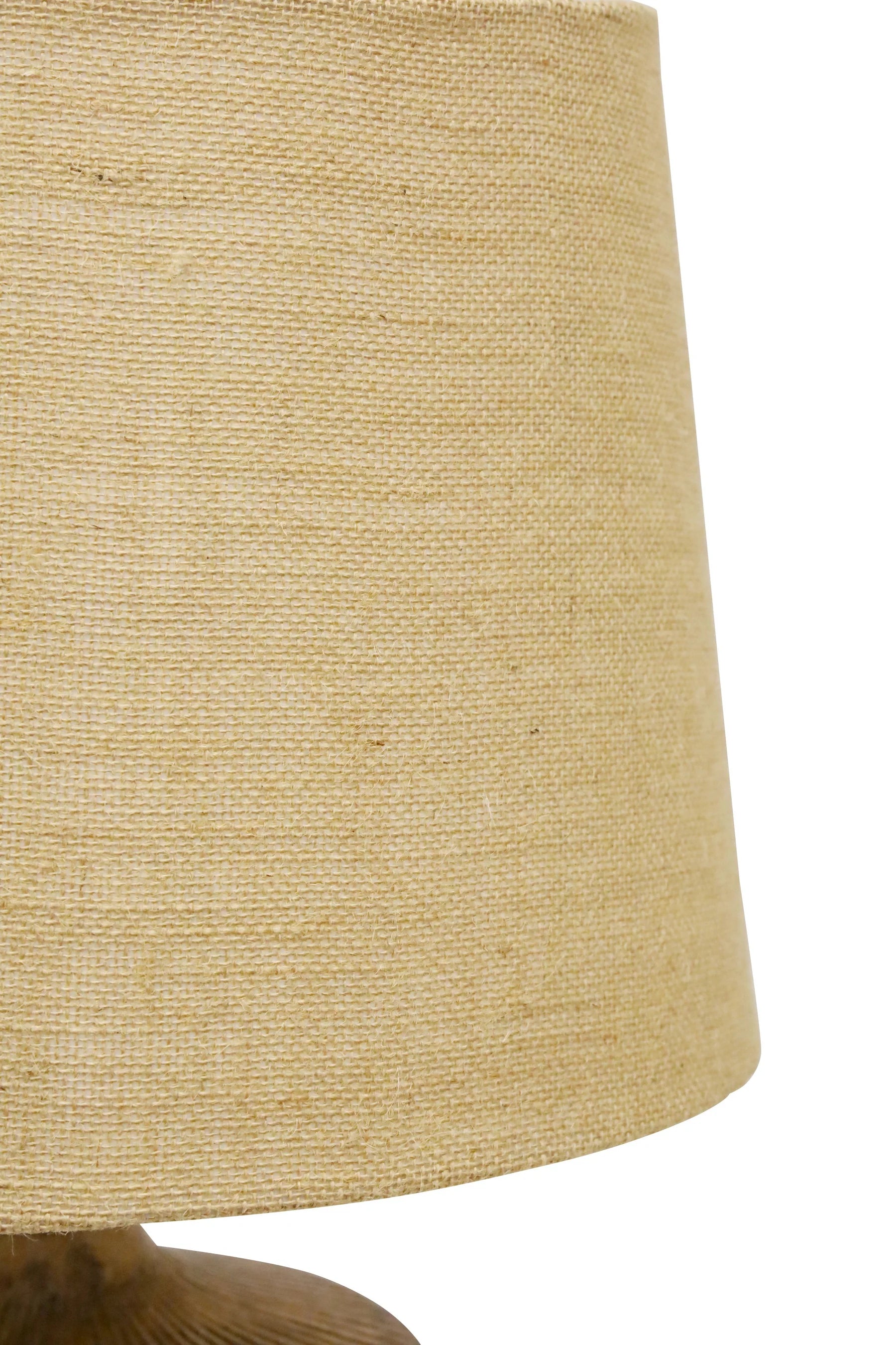 Hanne Wooden Table Lamp with Jute Shade