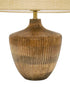 Hanne Wooden Table Lamp with Jute Shade