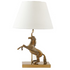 Aluminium Horse Table Lamp