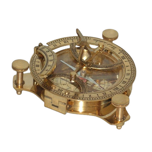 Brass Working Sundial Compass