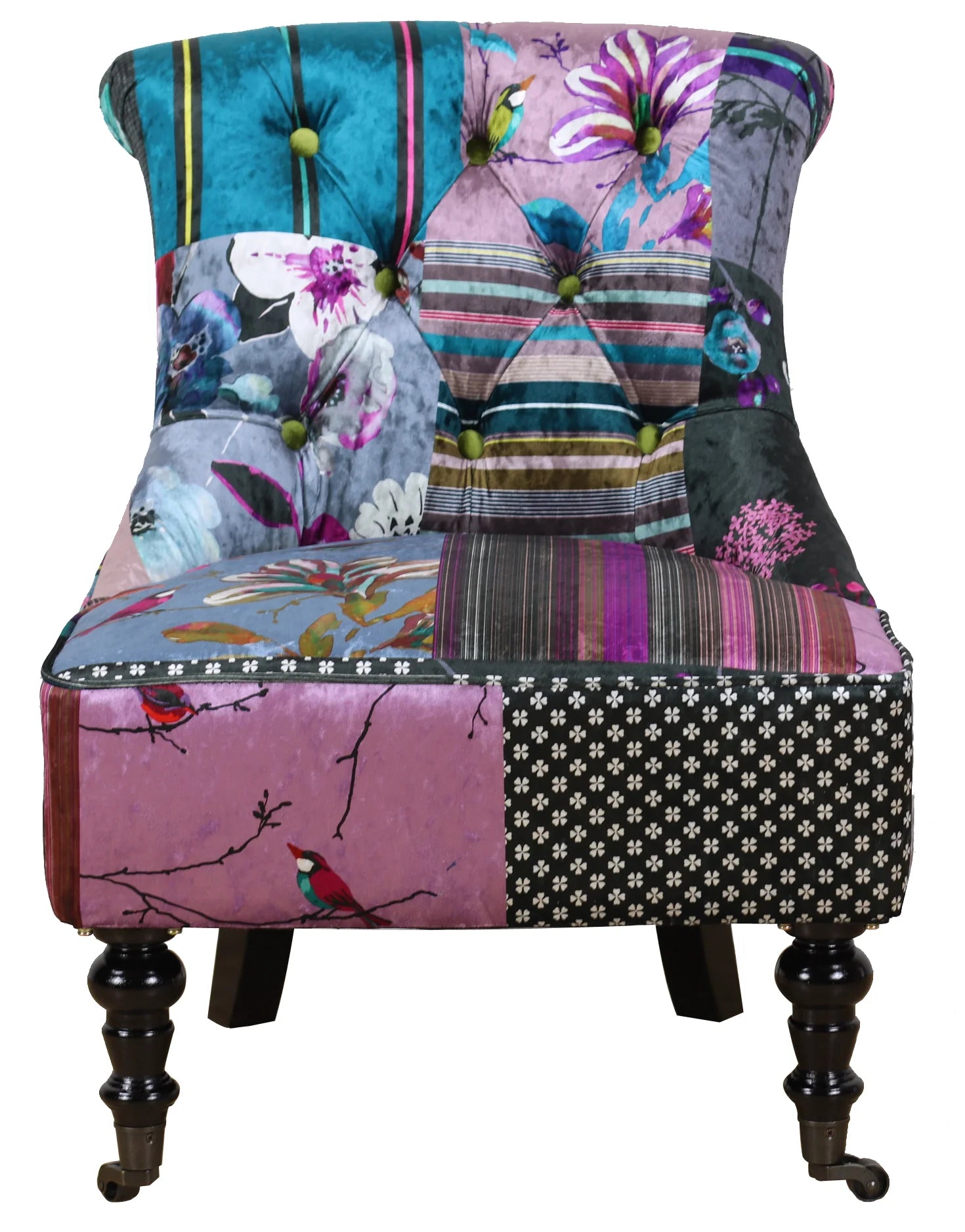 Lily Patchwork Casual Chair