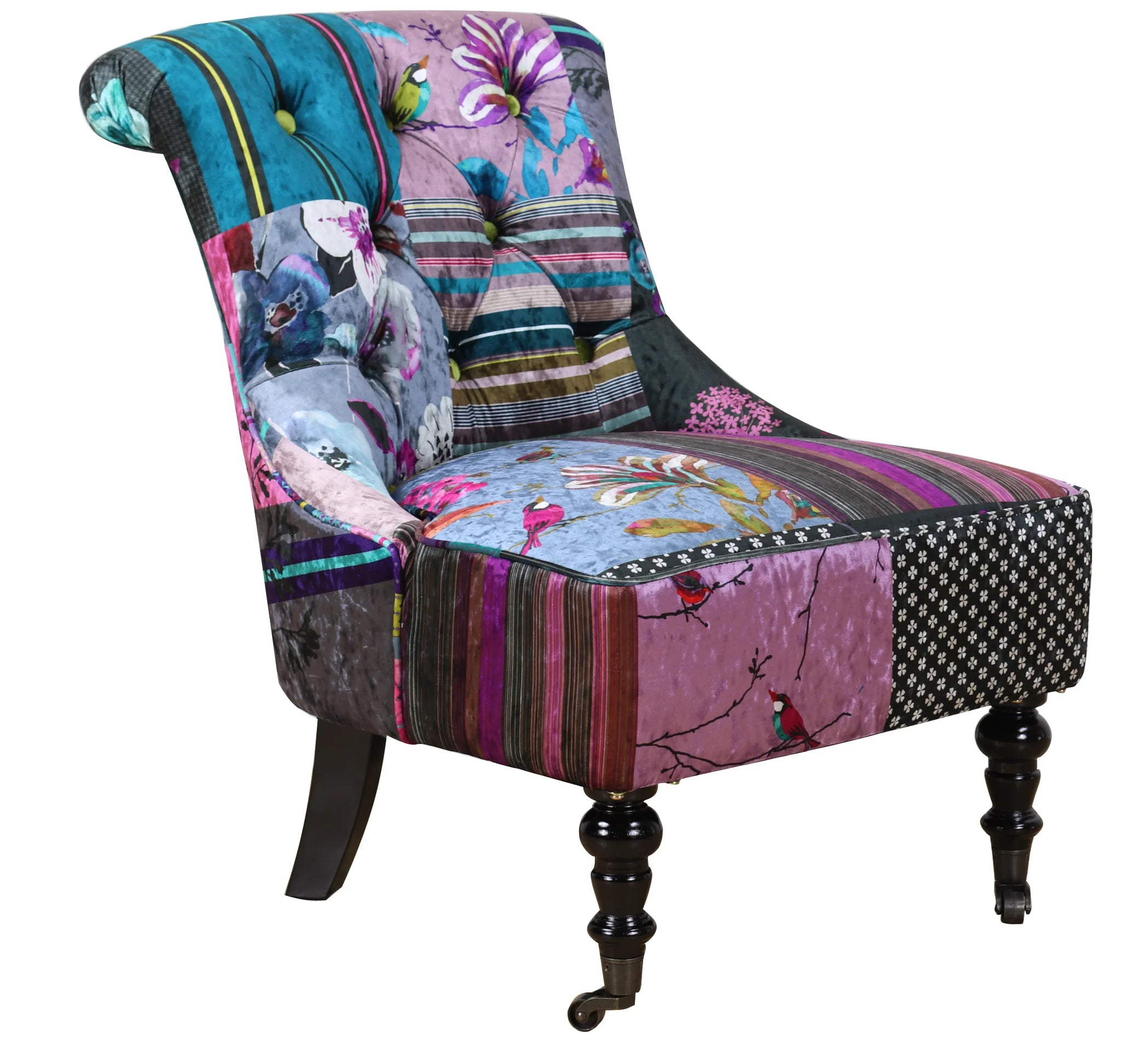 Lily Patchwork Casual Chair