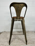 Mid Century Leather Barstool