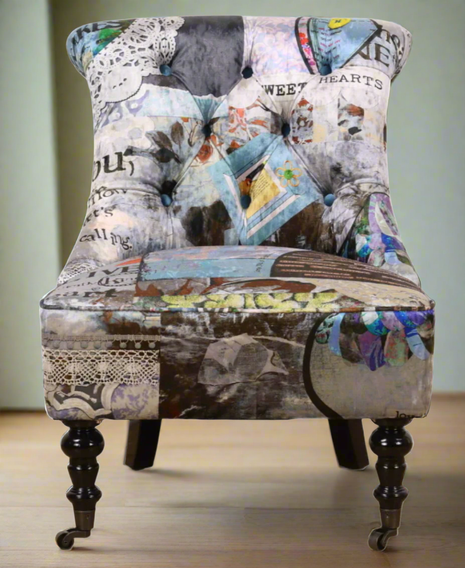 Danaye Patchwork Casual Chair