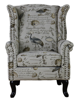 Bird Song Wingback Armchair