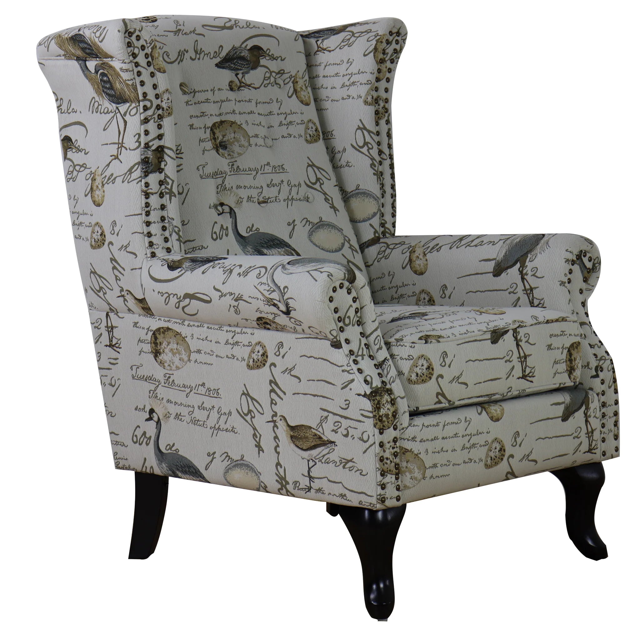 Bird Song Wingback Armchair