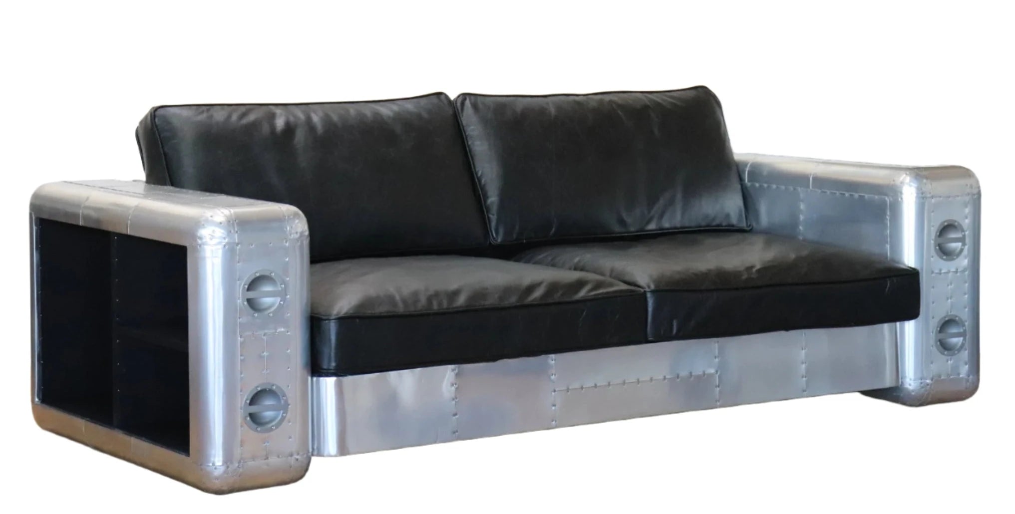 Aviator 3 Seater Leather Sofa