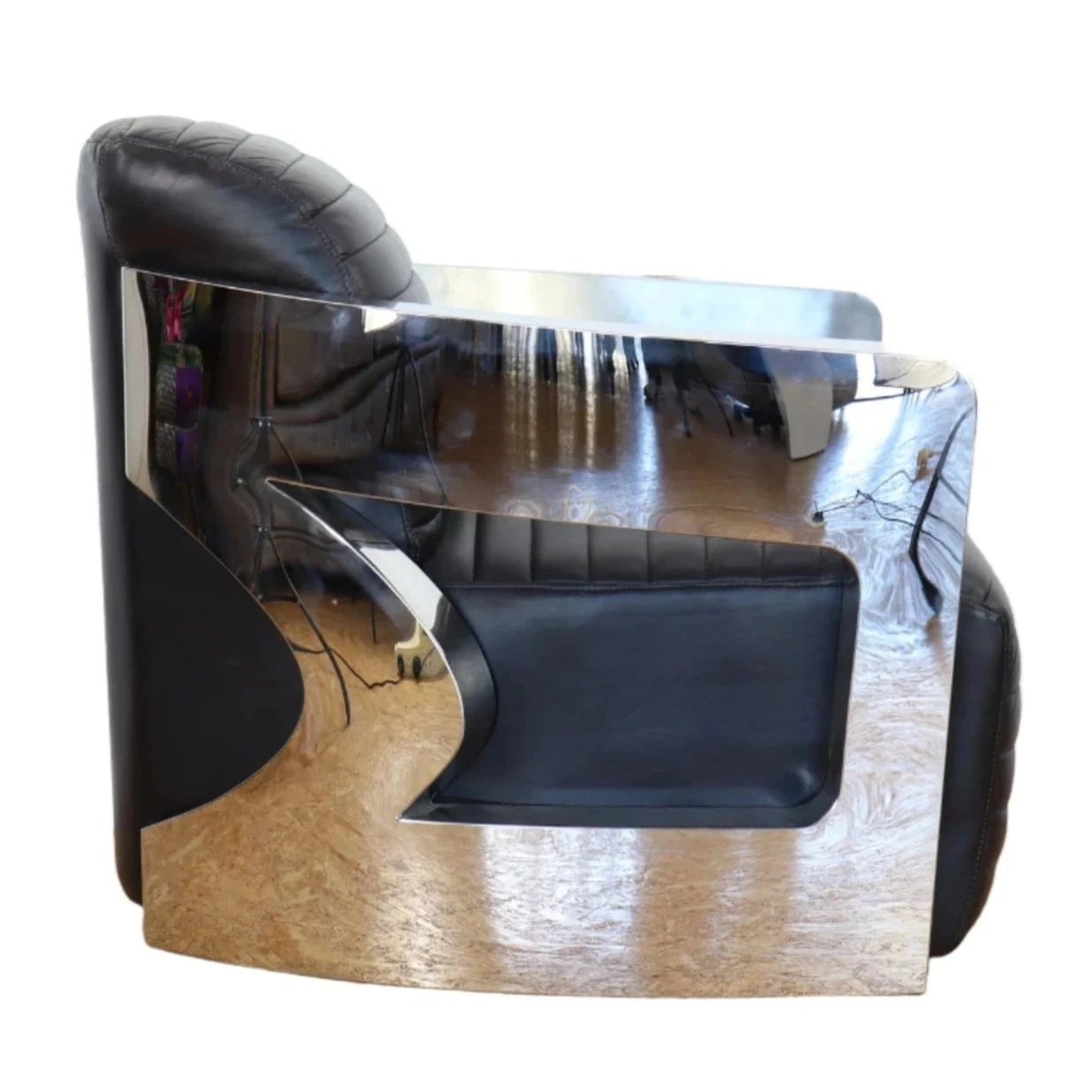 Aviator Rocket Leather Armchair