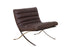 Beaubourg Leather Chair with Ottoman